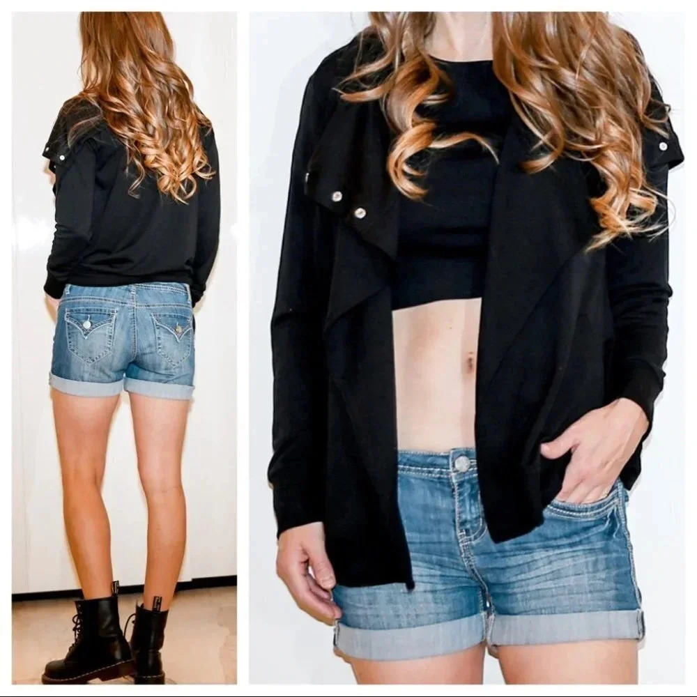 Denim shorts